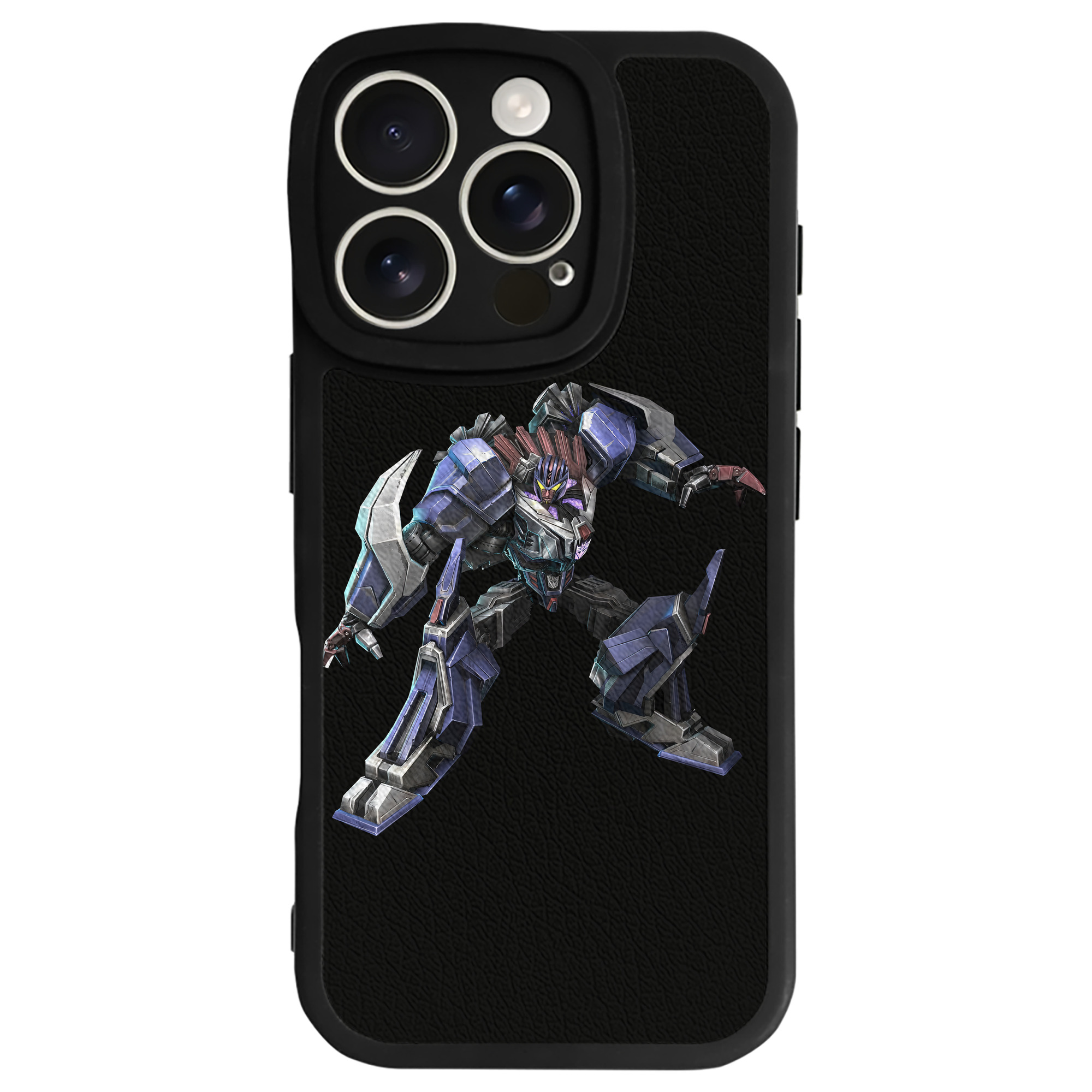 （画像用） Transformers トランスフォーマー 【iPhone 16シリーズ対応】シリコンスマホケース（レザー調） 材質：シリコン